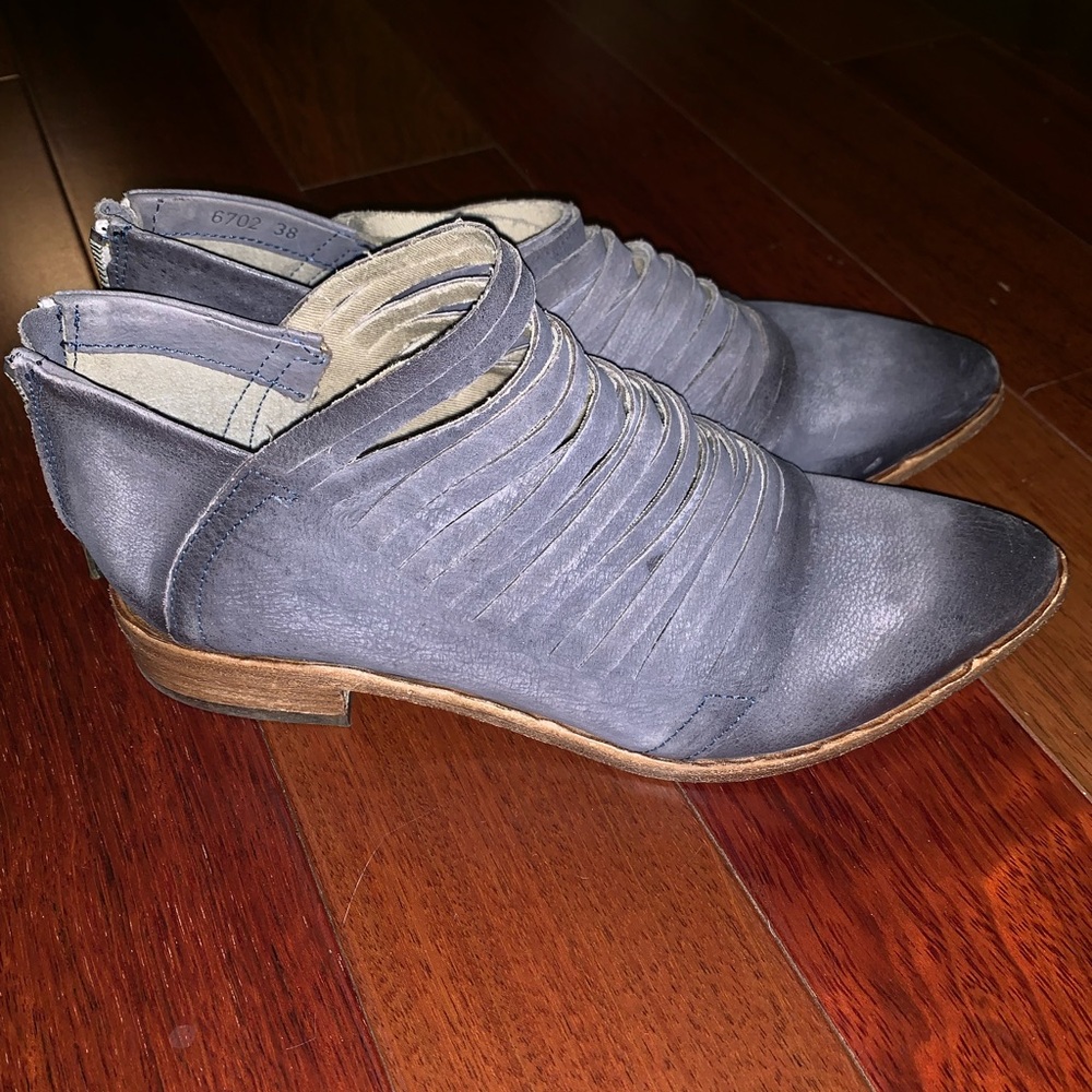 Free People Blue Booties
